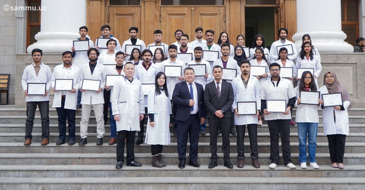 Students of the International Faculty of SamSMU were awarded certificates