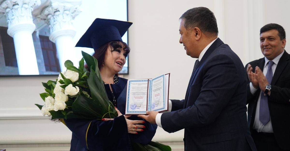 An employee of the Voronej State Medical University was awarded the title of Honorary Professor of our university